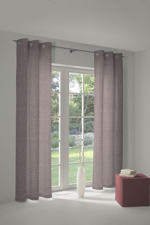 Adam Vorhang »Scribble« Ösen 1 Stk. tlg. aus Leinen und Bio-Baumwolle