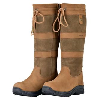 Dublin River IV Leather Jodhpur Boots in Dark Brown | Size: 8