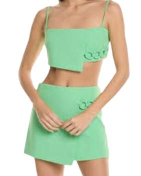 Alexis Clover Green Zola Top and Ravenna Skirt Set Size XS