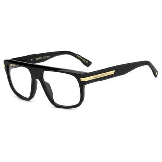 Dsquared2 Glasses, male, Black, Size: 56 MM Hype Crystal Optical Glasses