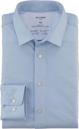 Olymp Olymp, Overhemden, Heren, Blauw, 3Xl, Katoen, Lichtblauw Zakelijk Overhemd