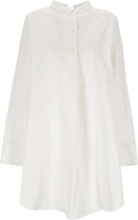 Givenchy Emb Shirt Dress White, Brand Size 38 (US Size 4)