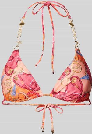 Guess Bikini-Oberteil in Triangel-Form in Pink, Gr&ouml;&szlig;e XS