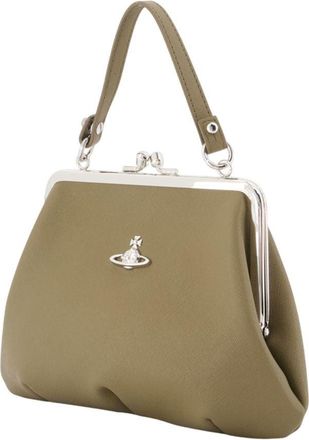 Vivienne Westwood Granny Frame Top Handle Bag - Khaki