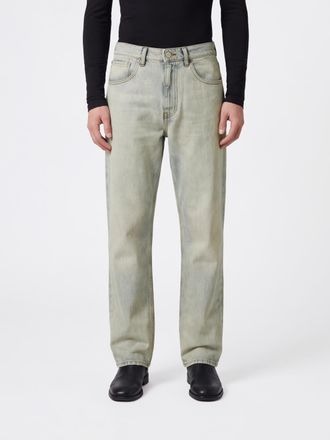 Maison Margiela Jeans straight in denim con logo numerico