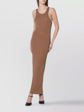 Entire studios sleeveless cotton blend ankle length dress