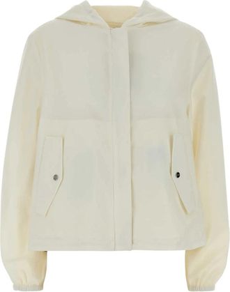 Herno Jersey Omkeerbare Jas - Dames - Zomerjassen - Wit - L - Jassen