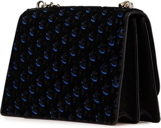 Dior Hobo Bags - 2016 Oblique Velvet Diorama Satchel - Gr. unisize - in Blau - für Damen