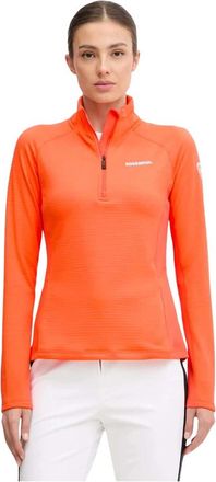 Rossignol Blackside Zip-up Sweatshirt - Dames - Sportshirts - Oranje - M - Polyester - Fitness