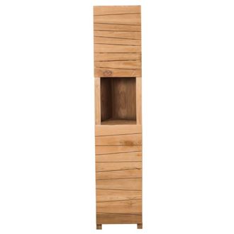 Wanda Collection Columna cuarto de ba&ntilde;o de teca maciza 190 cm