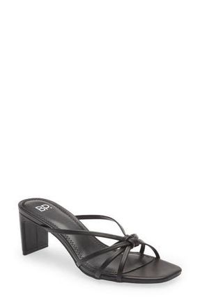 BP. Karsyn Strappy Slide Sandal in Black at Nordstrom Rack, Size 4.5