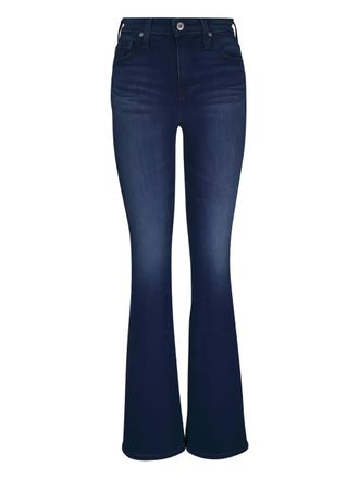 AG - Adriano Goldschmied Farrah jeans met knoopsluiting - Blauw