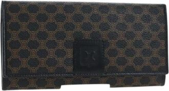Celine Tweedehands leren portemonnees - Dames - Vintage Accessoires - Bruin - ONE Size - Vintage
