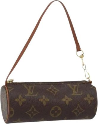 Louis Vuitton Pre-owned Mini Bags, female, Brown, Size: ONE SIZE Pre-owned Vintage Canvas Mini Bag