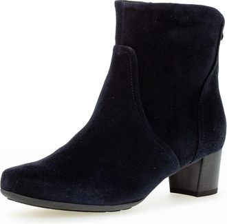 Gabor Heeled Suede Ankle Boot -Hayle 72.820 4 NAVY SUEDE