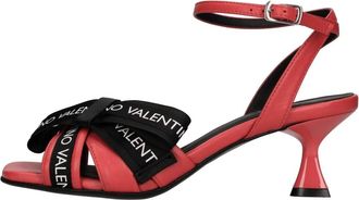 Mario Valentino 93M3401Nap Sandalen - Dames - Sandalen met hakken - Rood - 37 EU - Leer - Schoenen