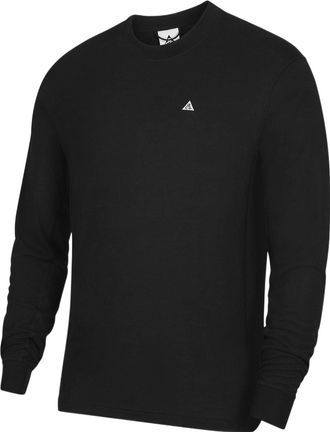 Nike Mens Nike Dri-FIT ACG Solid Color Round Neck Long Sleeves Black DO9270-010