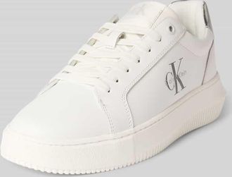 Calvin Klein Jeans Chunky Sneaker mit Label-Print in Weiss, Größe 36