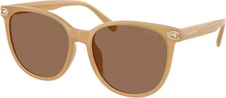 Coach HC8414BD CW428 Asian Fit 585473 Womens Sunglasses Brown Size 57