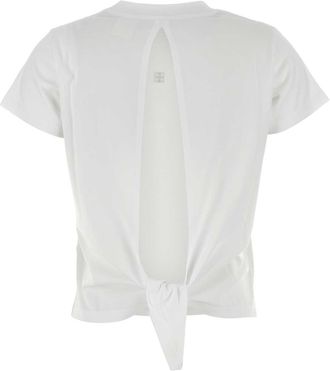 Givenchy Womens White Cotton T-shirt - Size X-Small