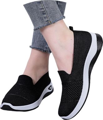 Generic Shoes Without Laces, Womens Mesh Classic Trainers, Outdoor Leisure Trainers, Sports Casual Shoes, Wide Feet Sports Shoes, Summer Shoes, Work Shoes, Sl