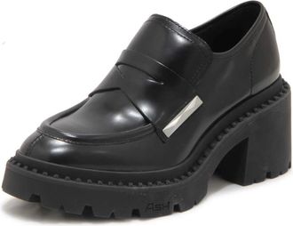 Ash Norton Loafer - Dames - Loafers - Zwart - 35 EU - Leer - Schoenen