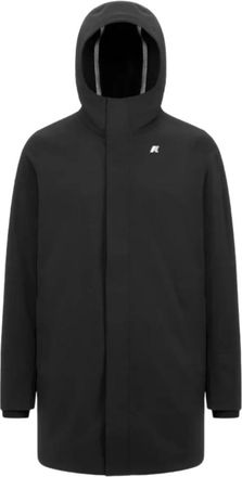 K-Way Chaqueta larga Thomas Bonded - Coats - Hombre - Negro - 2XL