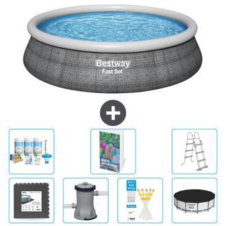 Bestway Piscina Bestway Fast Set Redonda - 457x107 Cm - 8-piezas S412
