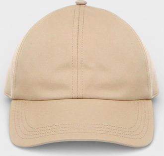 Burberry Mens Burberry Cotton Blend Baseball Cap Beige - Size: L