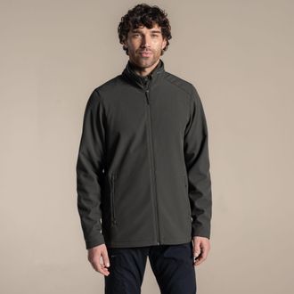 Craghoppers Heren Expert Basecamp II Soft Shell Jas (Donker ceder groen)