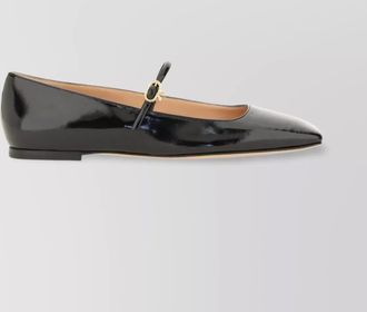 Gianvito Rossi leather ballerina shoes