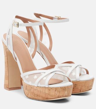 Malone Souliers Sandalias con plataforma Sylvie 125 con piel