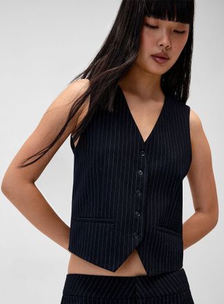 Twik Womens Dressy vest with small buttons