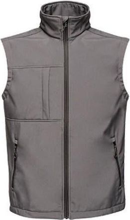 Regatta Octagon II Printable Soft Shell Bodywarmer in Seal Grey And Black at Nordstrom, Size Xxx-Large
