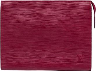 Louis Vuitton Pre-owned Toiletry Pouch 26 - Dames - Vintage Clutch - Roze - ONE Size - Leer - Vintage