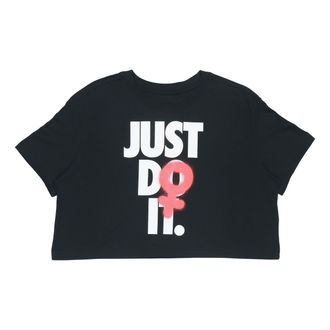 Nike (WMNS) Nike Alphabet Printing Short Sleeve Black BV7171-010