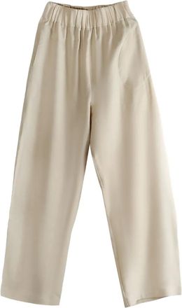 Cortana Rocco elasticated-waistband pallazo pants - Toni neutri