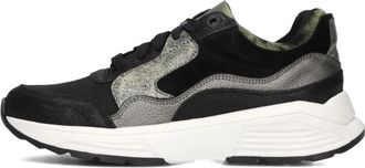 Xsensible Schoenen, Dames, Zwart, 38 EU, Su&egrave;de, Golden Gate Lady Sneakers Zwart Su&egrave;de