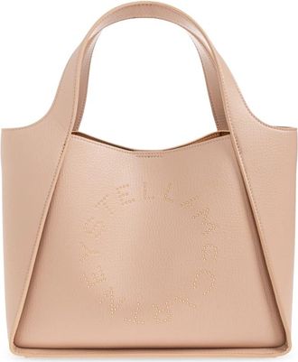 Stella McCartney Logo Tote Bag - Dames - Shoppers - Roze - ONE Size - Tassen