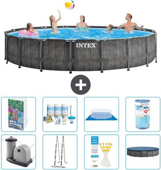 Intex Piscina Prism Frame Redonda - 549x122 Cm - 9-piezas S556