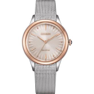 Citizen L Serie Dames Zilver Horloge EM1156-80X