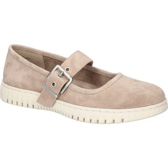 Bella Vita Astro Mary Jane Flat in Almond Suede at Nordstrom Rack, Size 9.5