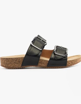 Josef Seibel Womens Josef Seibel TONGA 64 Womens Buckle Sandals Black - Size: 5