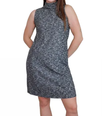 Michael Stars Emmy Dress In Black Marble