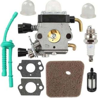 OEM Kit De Carburador Para Stihl Fs55 Fs55r Fs55rc Fs38 Km55 Hl45 Km55r, Filtro De Aire, Kit De Ralent&iacute;, Kit De Combustible, Kit De Buj&iacute;as, Siete Paquetes
