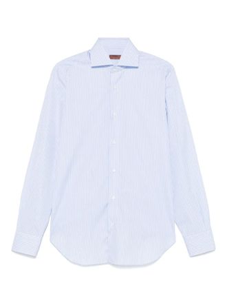 Barba Gestreept overhemd - Blauw