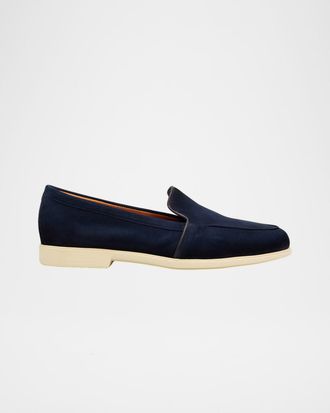Santoni Suede Loafers