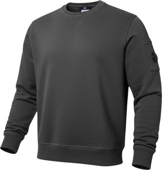 C.P. Company Diagonal Crew Neck - Heren - Sweatshirts - Grijs - 2XL - Katoen - Hoodies & sweatvesten