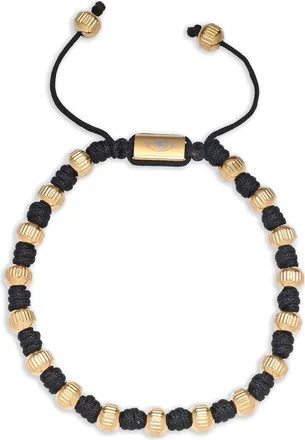 Eye Candy Los Angeles Eli Beaded Slider Bracelet in Gold at Nordstrom Rack