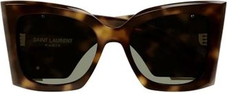 Saint Laurent Sunglasses Sl M119 Blaze 002 Havana/Green Women